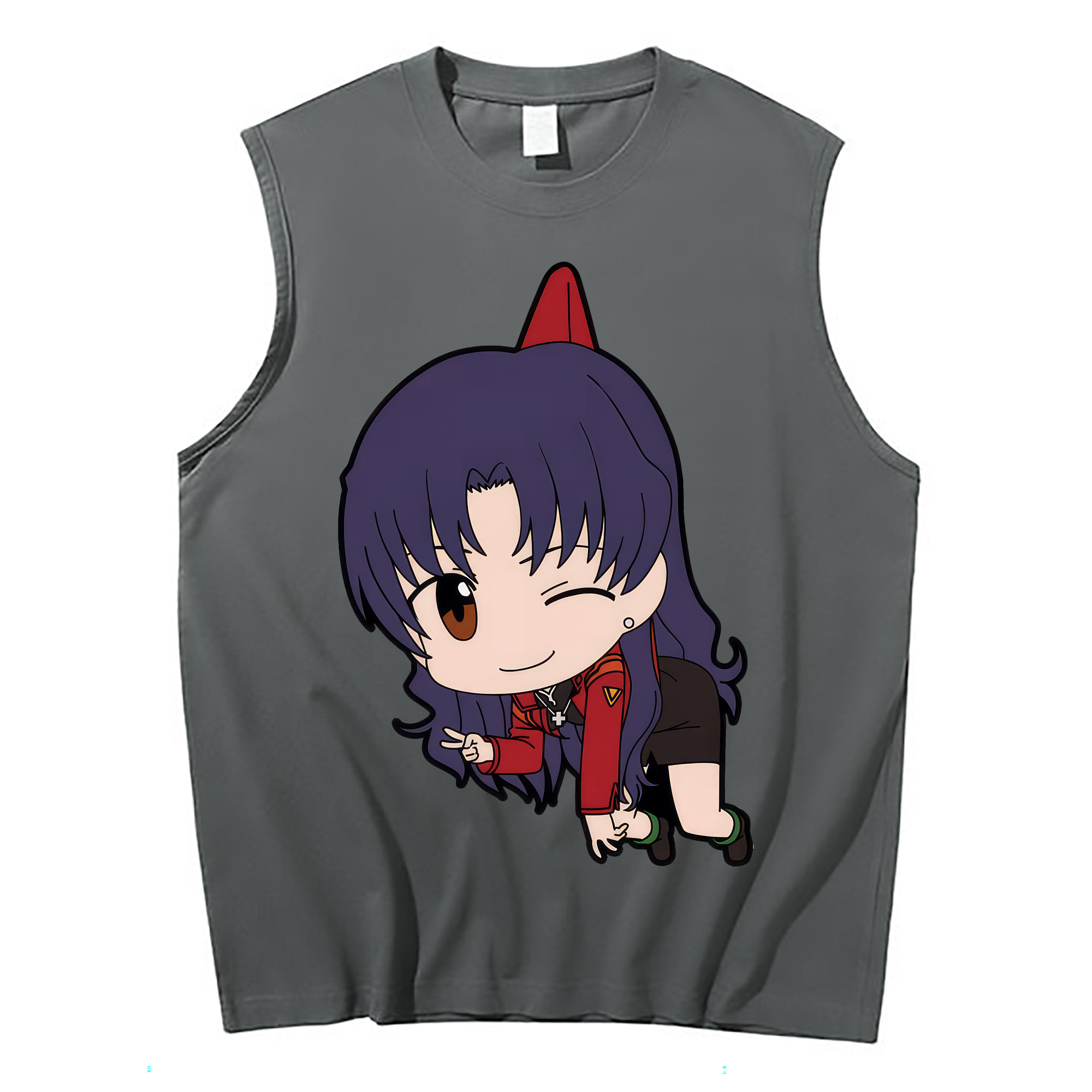 （画像用） EVA 新世紀エヴァンゲリオン コットン100％タンクトップ（フロントプリント）